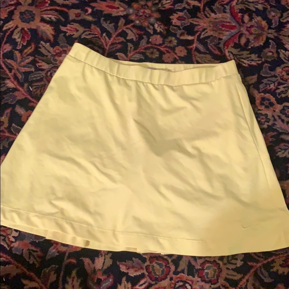 Neon Yellow Golf Skirt